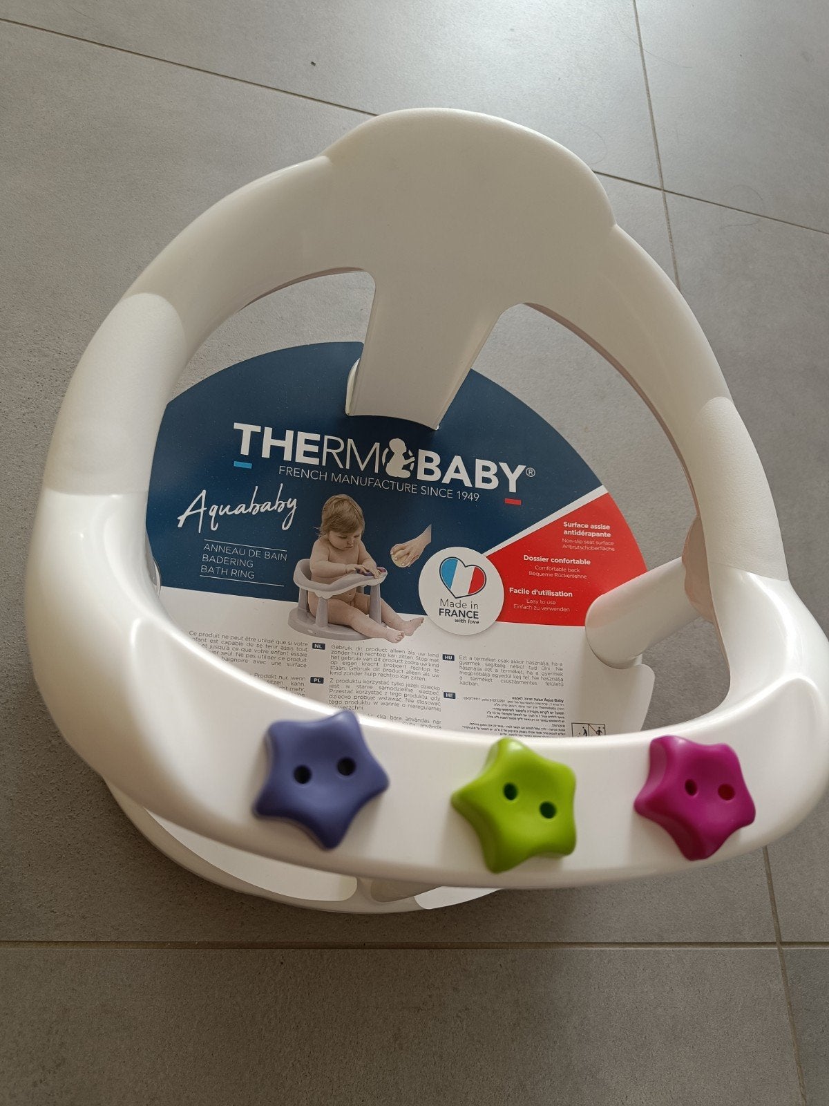 Thermobaby badring / badzitje, Ophalen
