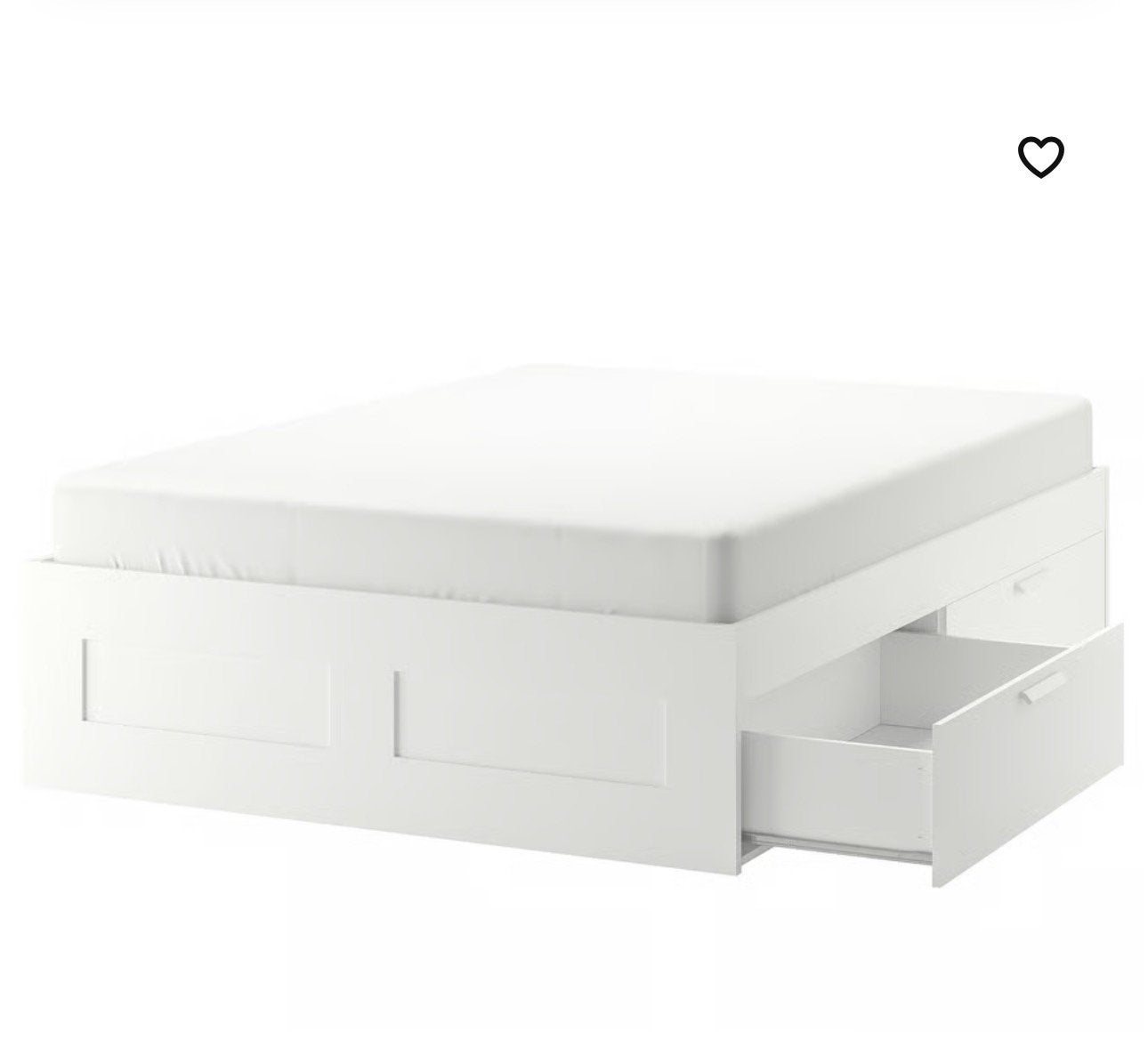 IKEA Brimnes bed 160*200, Enlèvement, Comme neuf