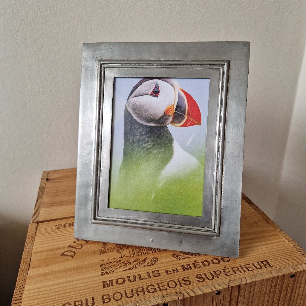 tinnen fotolijst, Audio, Tv en Foto, Ophalen of Verzenden