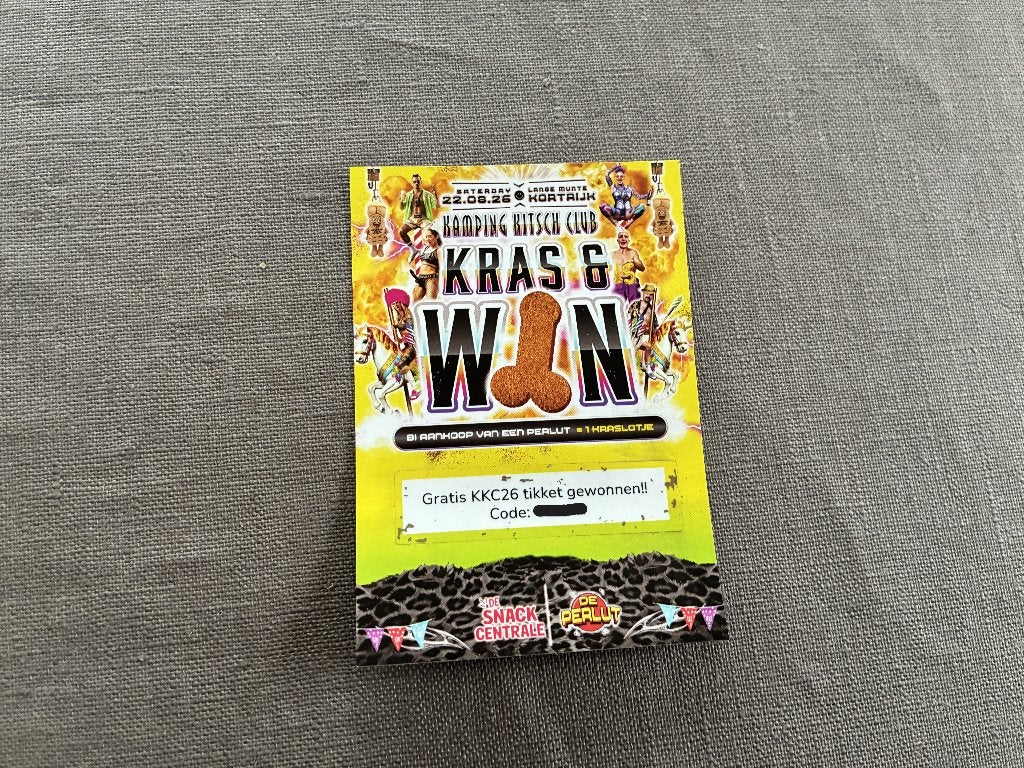 Ticket Kamping Kitch Club 2026, Tickets en Kaartjes