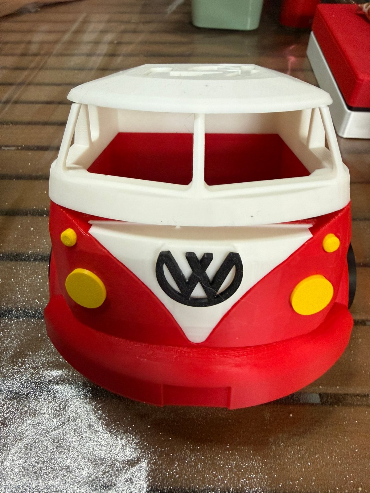 Wc houder, Ophalen, Zo goed als nieuw, Rood, Overige materialen