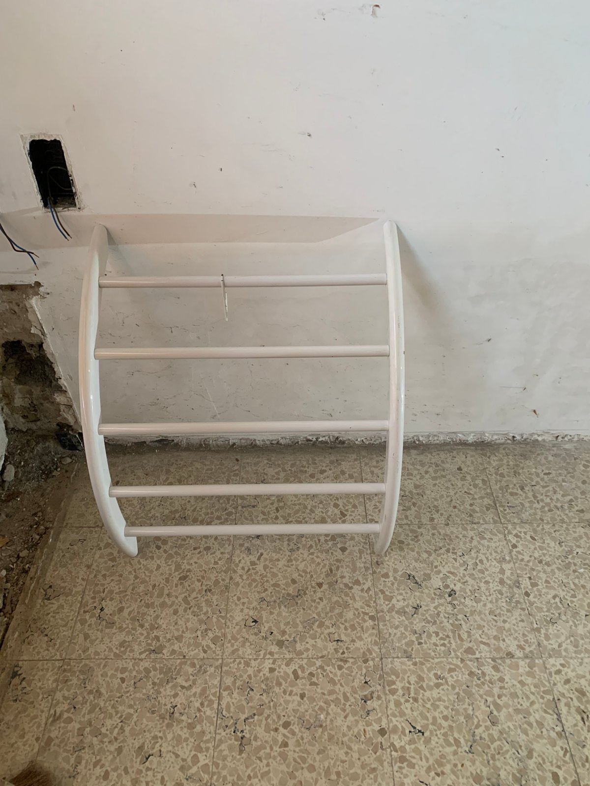 Handoekrekje, Huis en Inrichting, Ophalen, Gebruikt, Wit, Handdoekenrek
