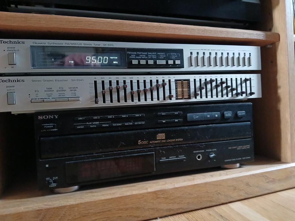 Tuner et Equalizer Technics année 80, Enlèvement, Comme neuf, Tuner ou Radio, Autres marques