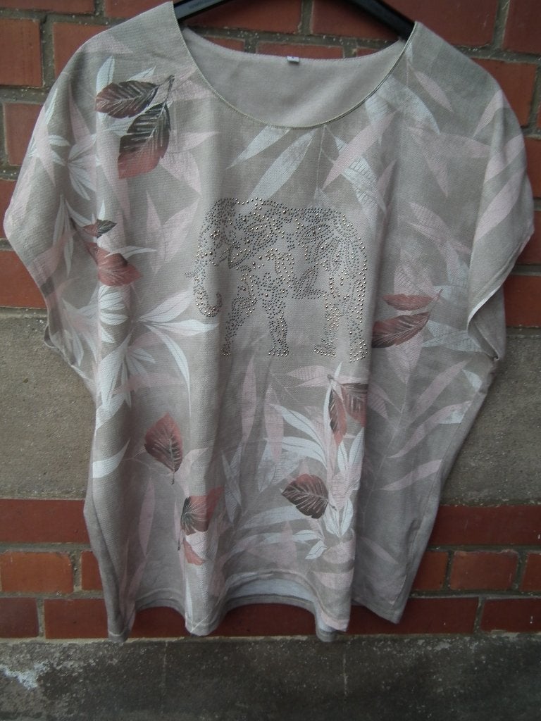 Blouse beige, pour femme. taille 6 (état impeccable), Taille 46/48 (XL) ou plus grande, Sans marque, Beige, Comme neuf