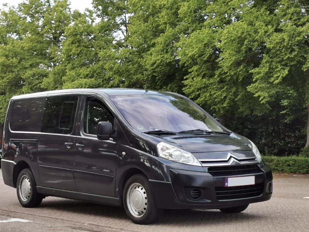 Citroën Jumpy 2.0HDi dubbel cabine 6 zitplaatsen, Auto's, Citroën, Voorwielaandrijving, Stof, 4 cilinders, 2000 kg