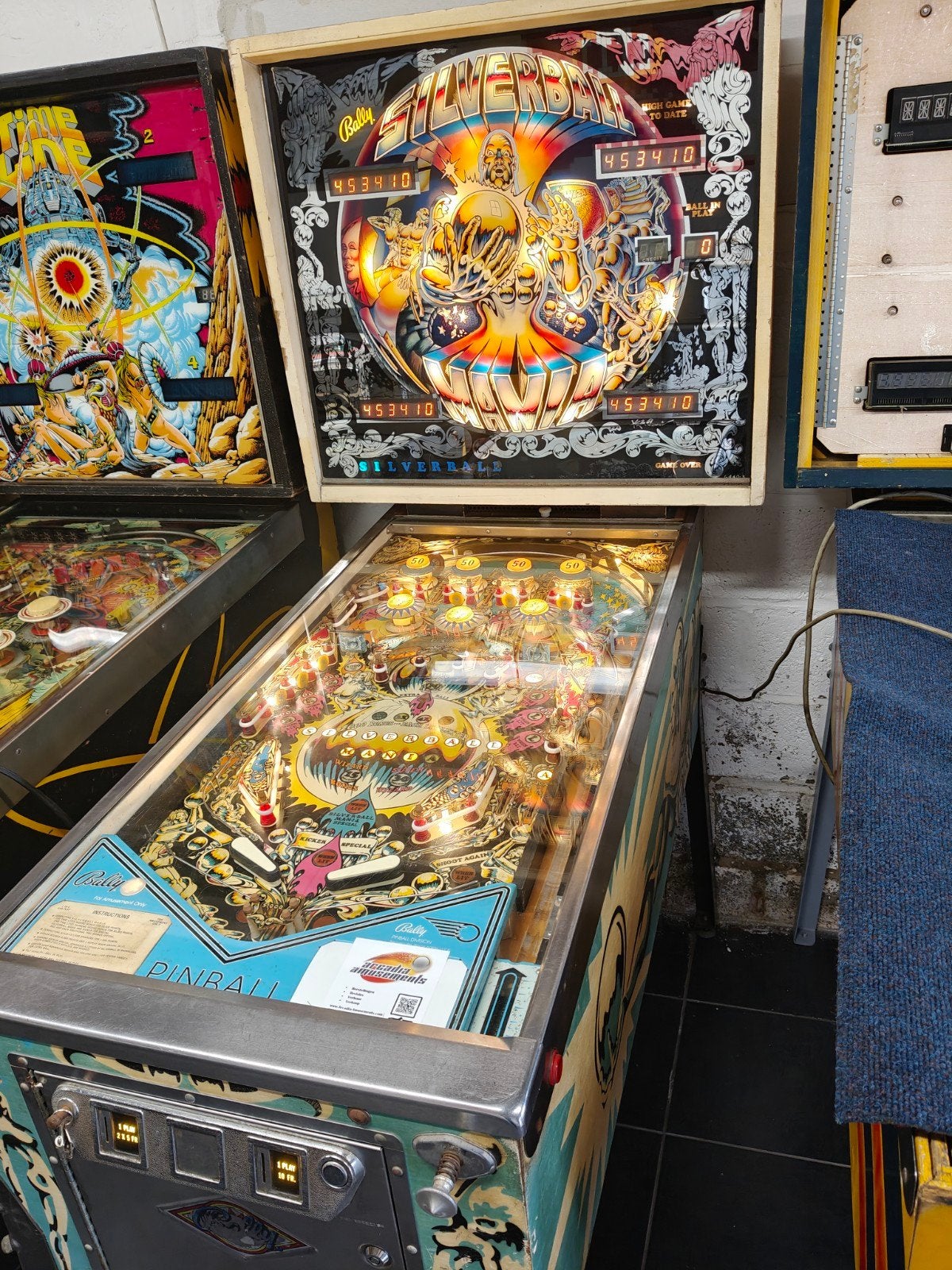 Flipperkast Silverball Mania, Collections, Machines | Flipper (jeu), Bally, Flipper (jeu), Enlèvement, Utilisé