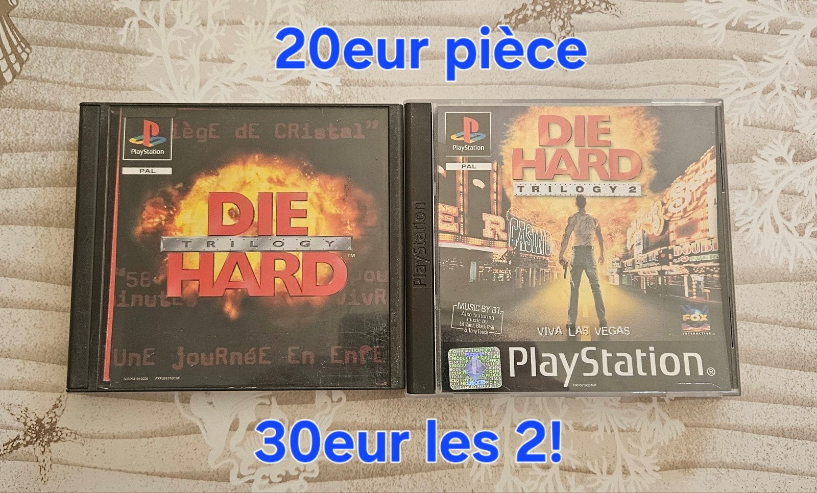 Die Hard Trilogy 1 en 2 ps1 lot, Games en Spelcomputers, Ophalen of Verzenden, Gebruikt