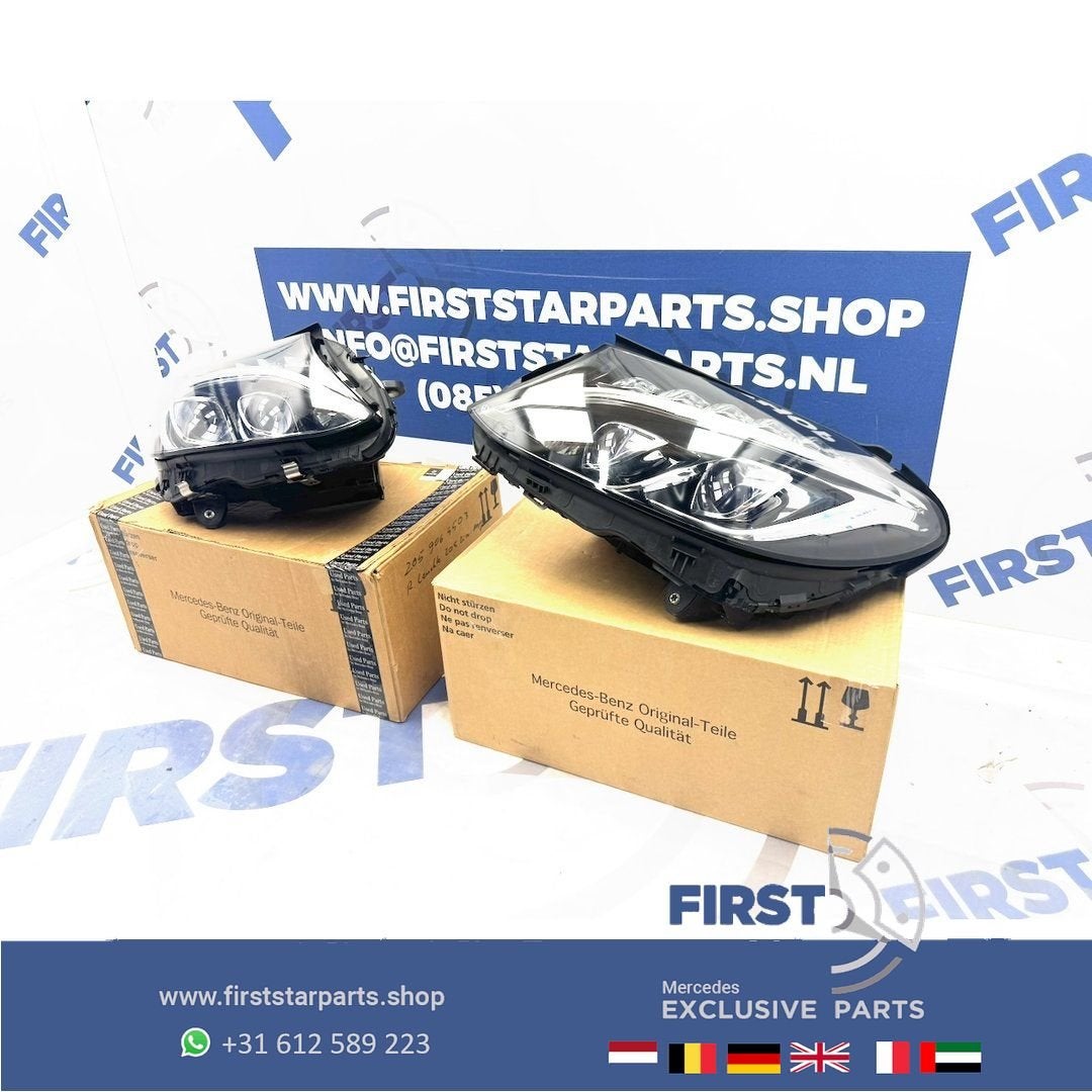 W205 C205 ILS Koplamp links rechts VOL LED Mercedes C Klasse, Utilisé, -, -, Enlèvement ou Envoi