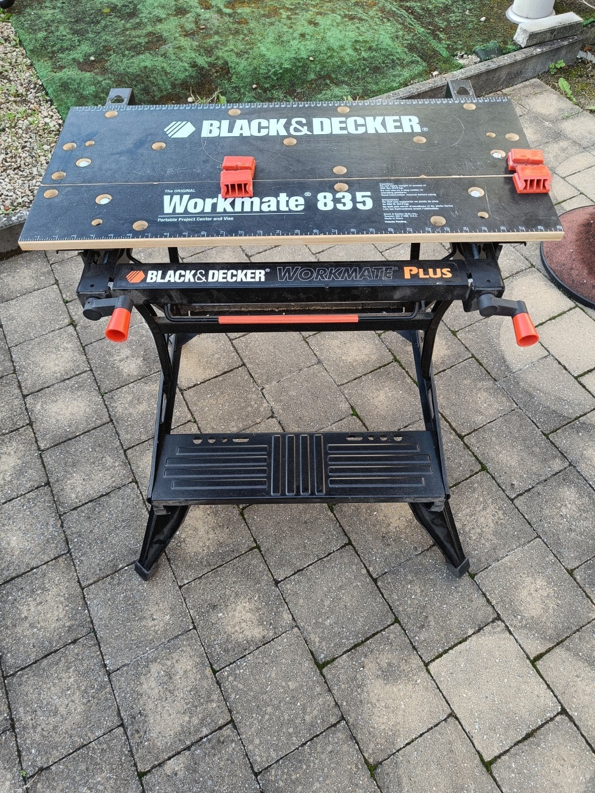 Black&Decker workmate plus opvouwbare werkbank, Doe-het-zelf en Bouw, Ophalen, Gebruikt, 70 tot 120 cm, Inklapbaar