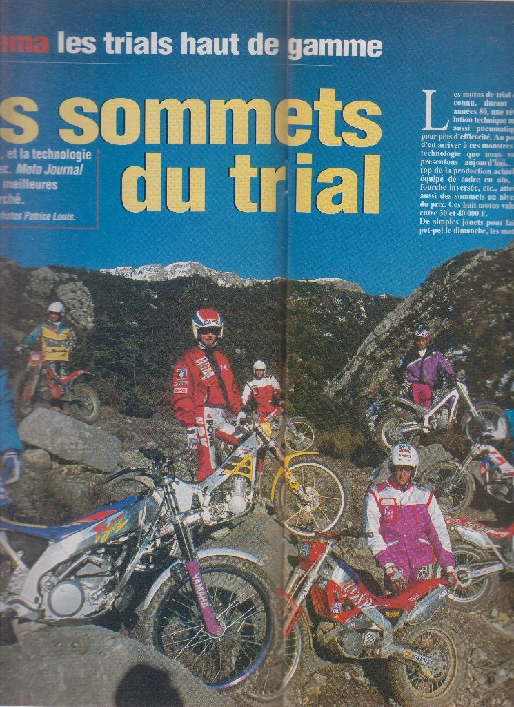 Motos Trial Yamaha TYZ250 Montesa Cota 314R Scorpa collectio, Envoi, Utilisé