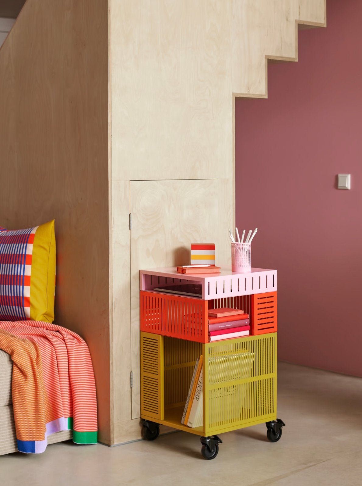 Ikea Tesammans X Raw Color trolley NIEUW, Ophalen, Met plank(en), Minder dan 50 cm, Nieuw