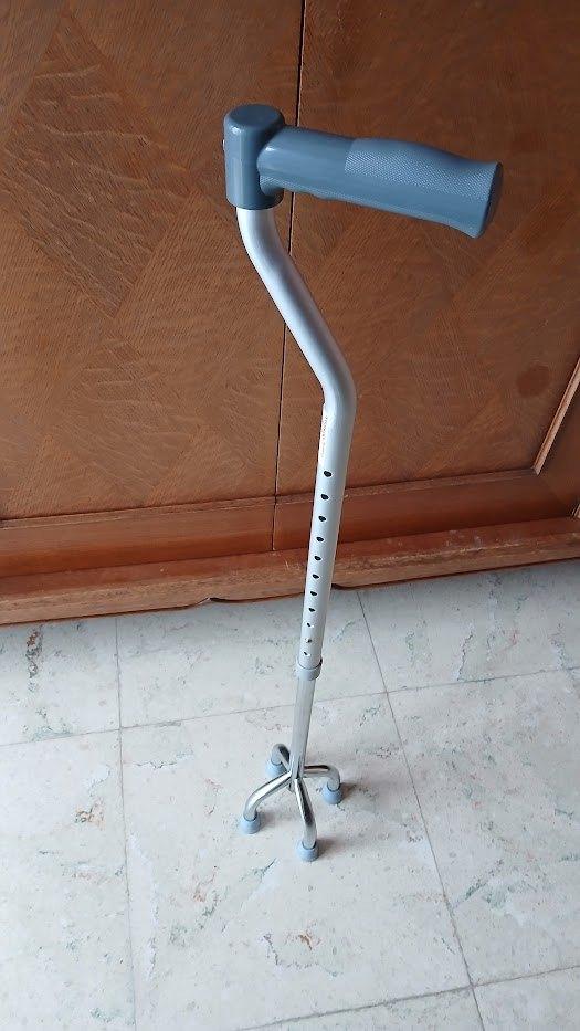 stevige wandelstok met brede voet, Divers, Bâtons de marche, Enlèvement, Ajustable
