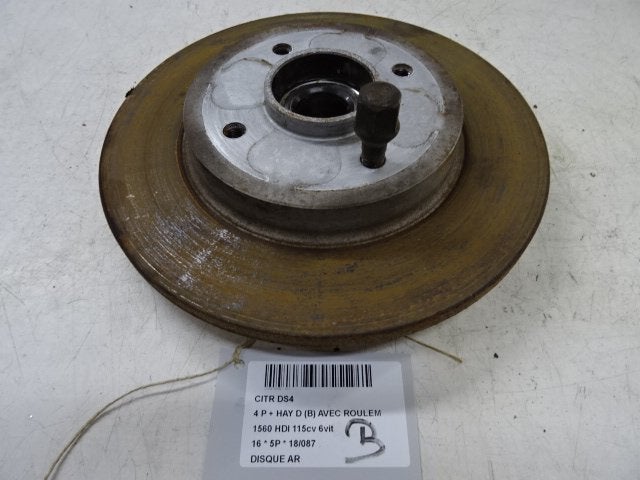 FREIN DISQUE ARRIÈRE Citroën DS4 (NX) (01-2011/07-2015), Utilisé, Citroën