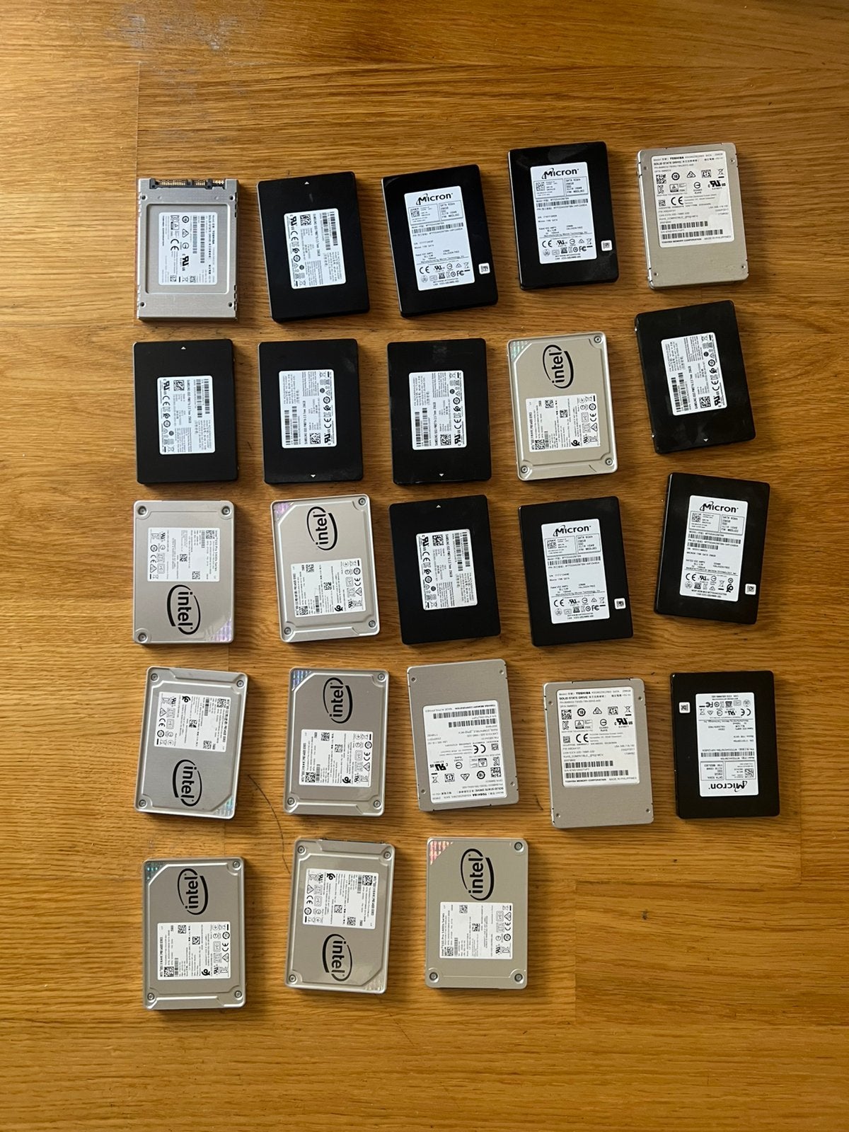 23x Lot SSD 256GB, Computers en Software, Ophalen, SSD
