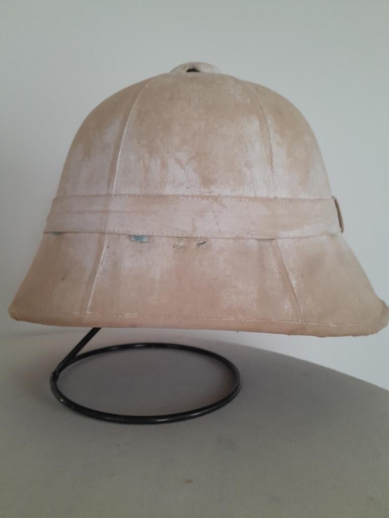 Casque colonial "pain de sucre" français mod. 1886, Collections, Enlèvement ou Envoi