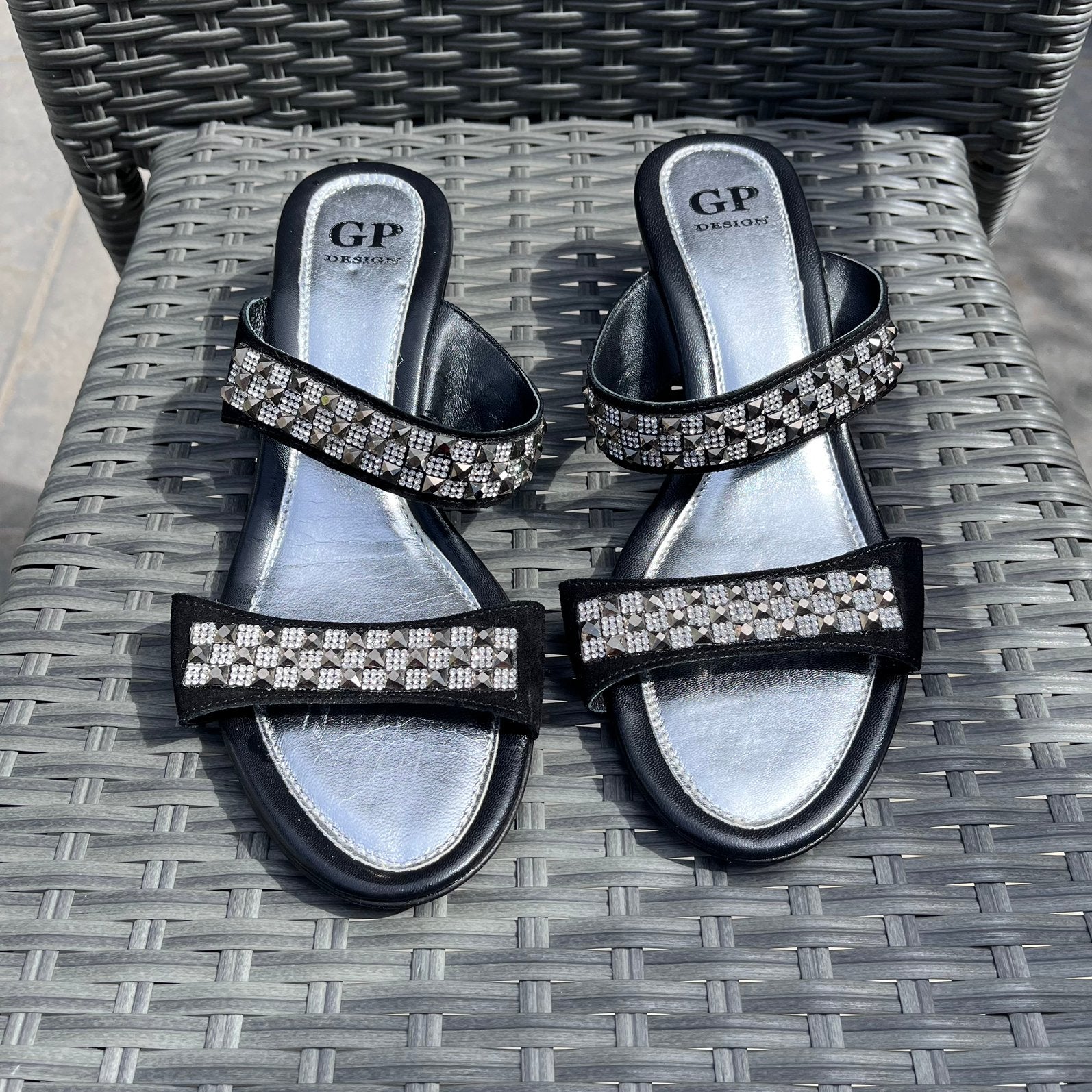Sandalen met strass gp design 39, Ophalen of Verzenden, Zo goed als nieuw