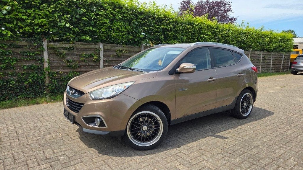 Hyundai ix35 1.7D van 2012, met 205.000kms, Auto's, Euro 5, Zwart, Bruin, Bedrijf