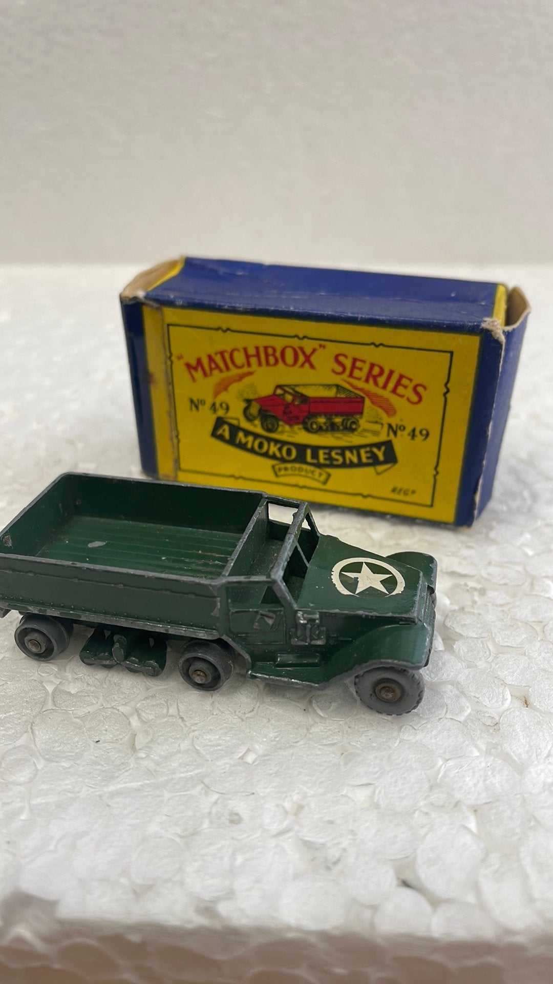 Matchbox 49 M3 Personel Carrier, Ophalen of Verzenden, Zo goed als nieuw, Auto, Matchbox