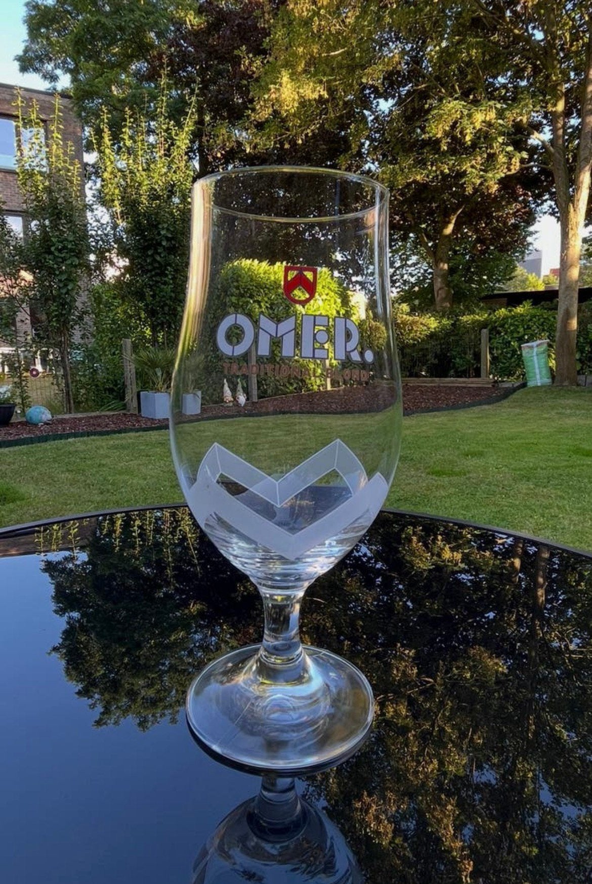 Omer - 33cl glas zonder logo in voet, Ophalen of Verzenden, Nieuw, Bierglas