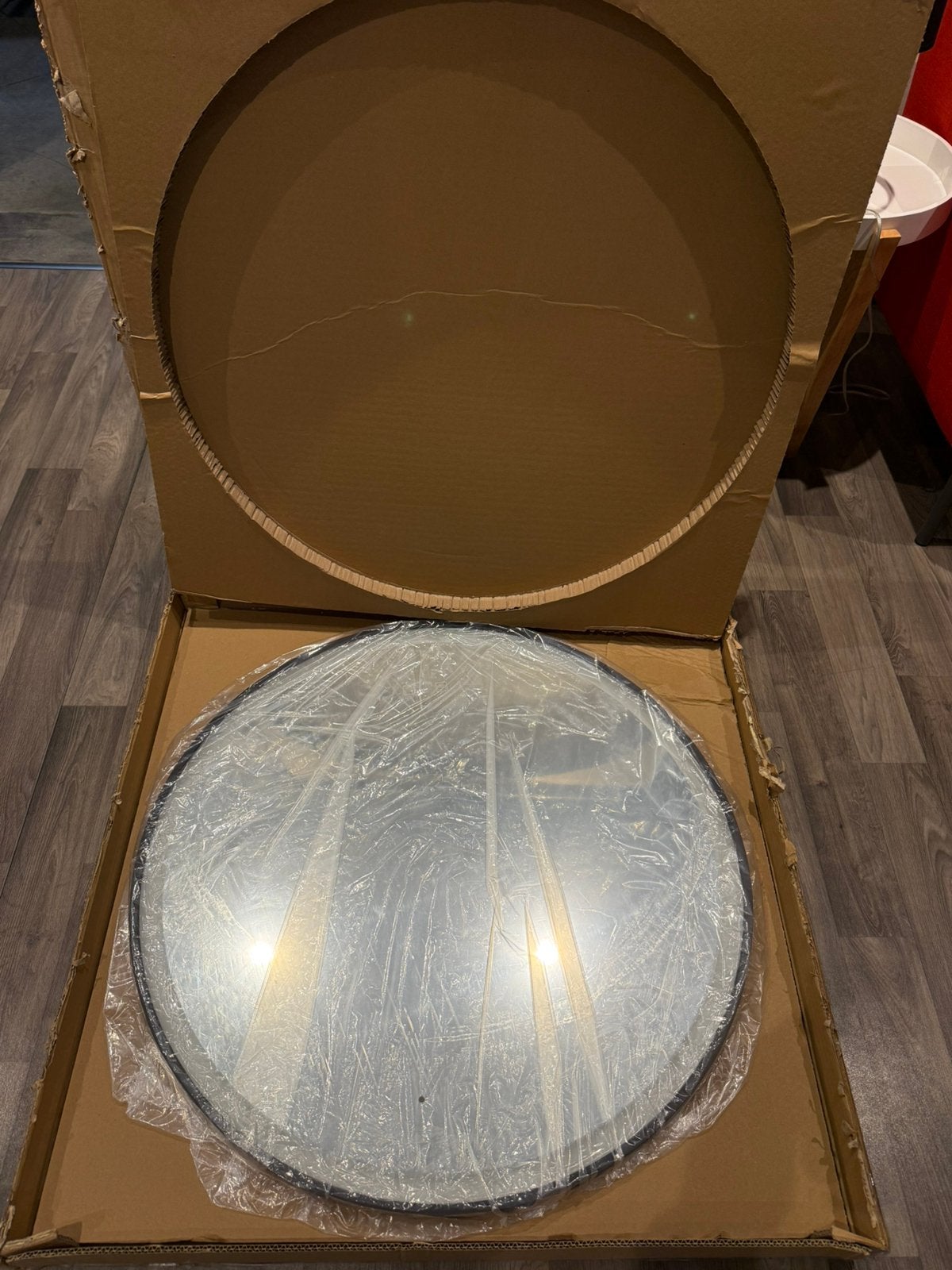 Miroir rond led, Maison & Meubles, Enlèvement, Neuf, Rond, 75 à 100 cm