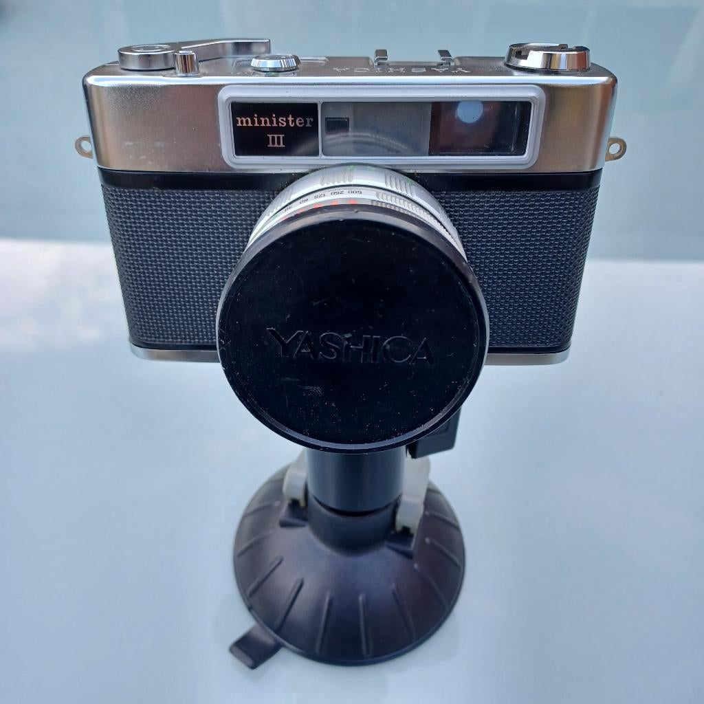 Vintage Yashica Minister III 35mm camera, Audio, Tv en Foto, Fotocamera's Analoog, Ophalen, Gebruikt, Compact, Overige Merken