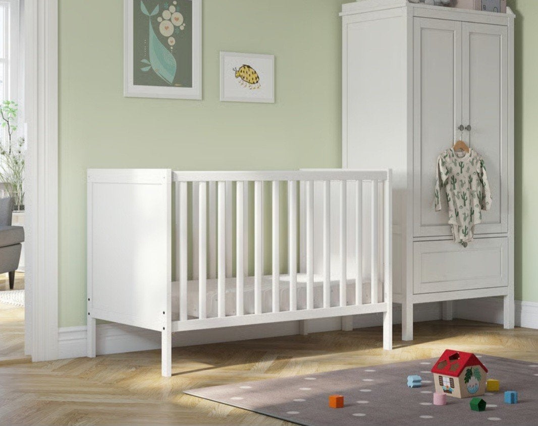 baby bed sundvik 60x120 + matras en overtrek, Enlèvement, Matelas