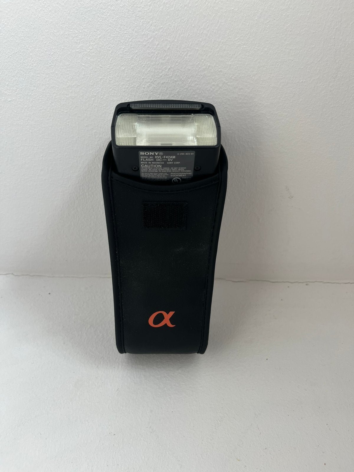 Sony HVL-F42AM Flitser | Origineel + beschermhoes, Audio, Tv en Foto, HSS, Externe flitser, Ophalen of Verzenden, Zo goed als nieuw