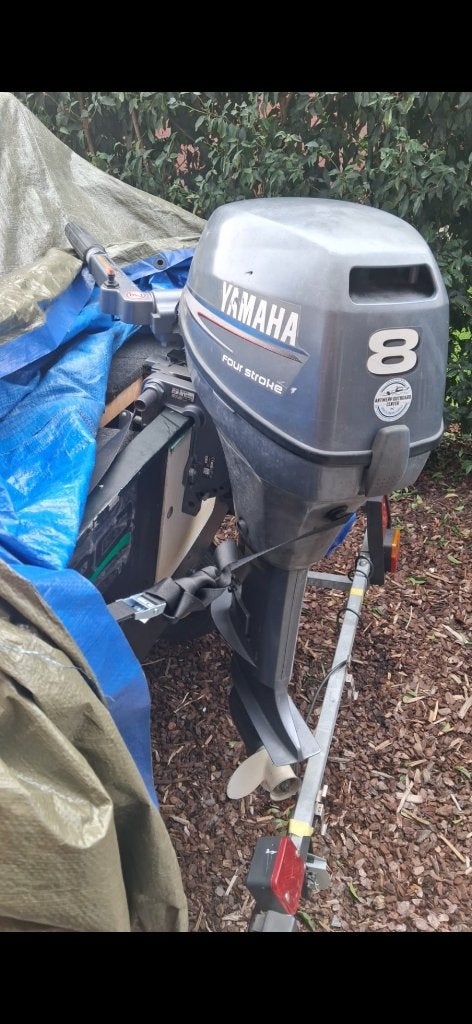 Buitenboormotor yamaha 8pk, Ophalen, Gebruikt