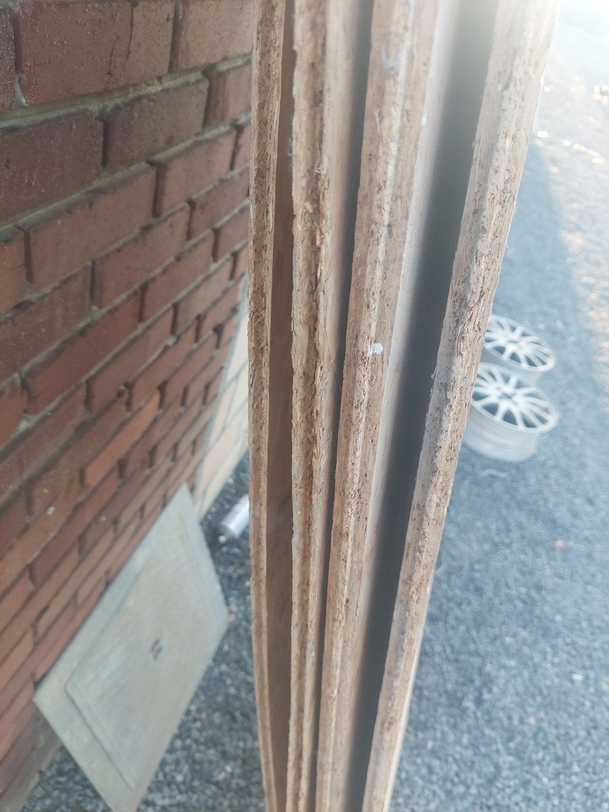 Osb platen 4 stuks, Ophalen