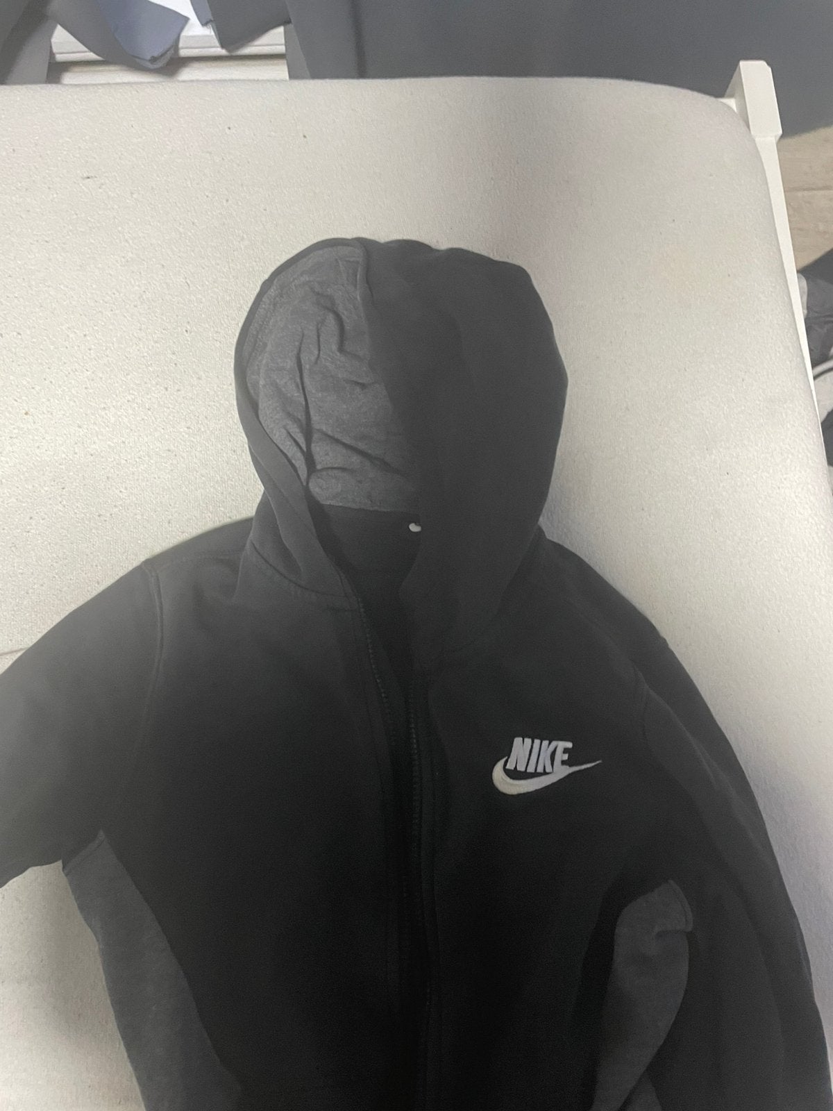 Nike hoodie met rits maat 147-158, Kleding | Heren, Ophalen, Zo goed als nieuw, Maat 46 (S) of kleiner, Zwart