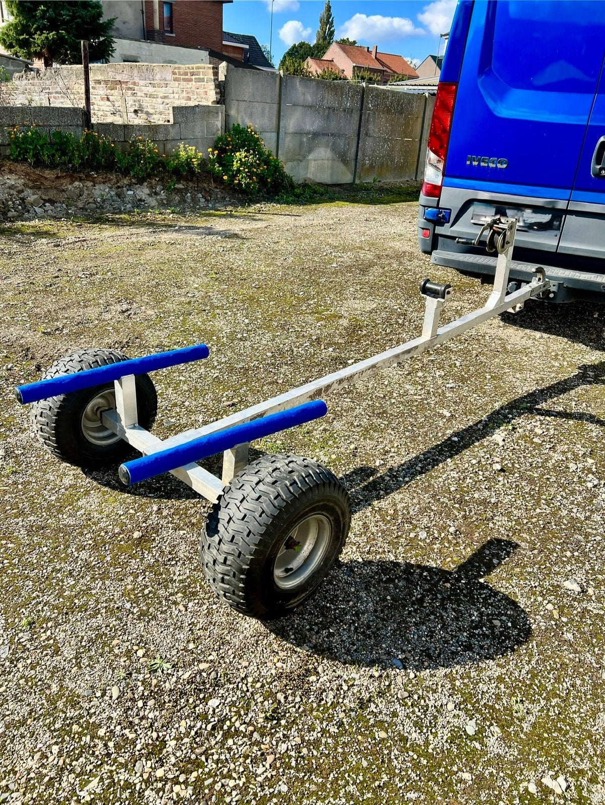 Strand aanhanwagen voor jetski of kleine zeilboot, Watersport en Boten, Ophalen, Zo goed als nieuw