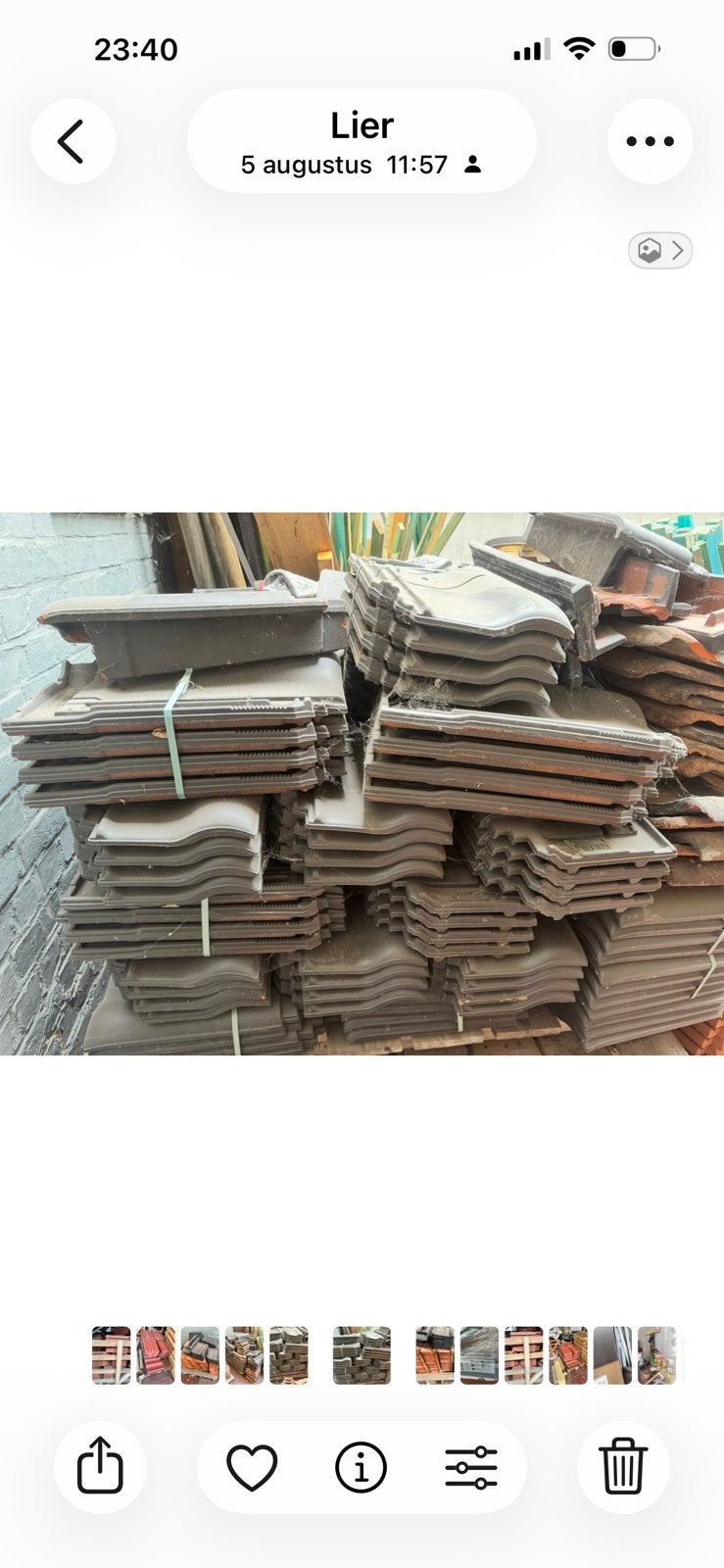 Erlus Ergoldsbacher E 58 S antra mat 500 stuks, Doe-het-zelf en Bouw, Dakpannen en Dakbedekking, Ophalen, Nieuw