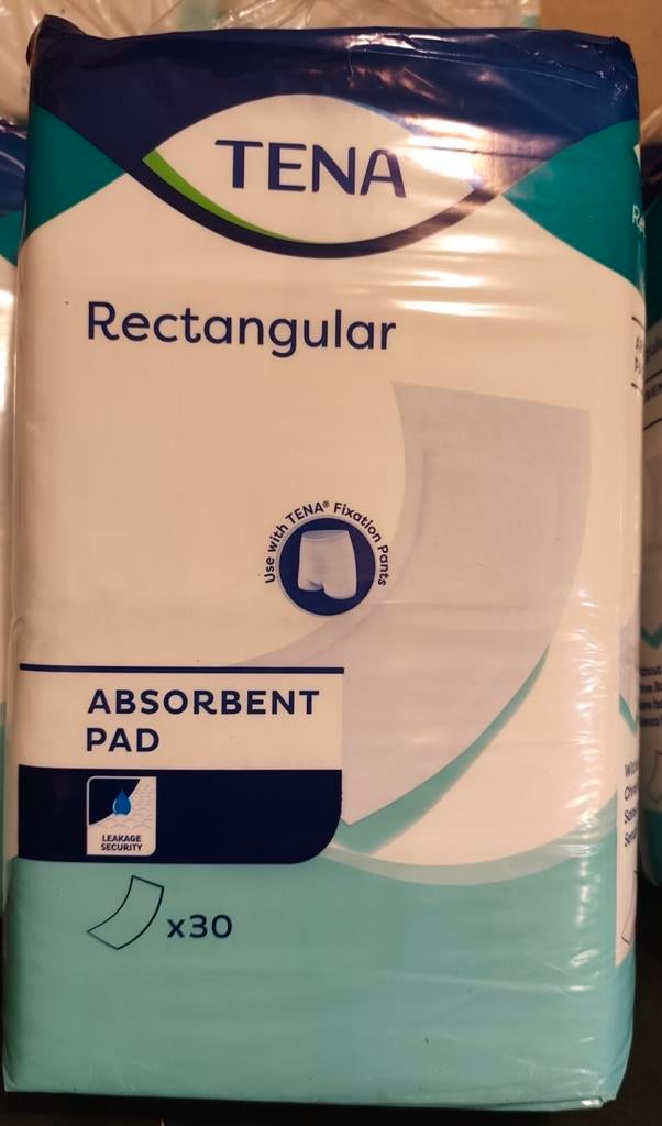 TENA ABSORBENT PADS RECTANGULAR (30 STUKS), Divers, Matériel Infirmier, Enlèvement ou Envoi