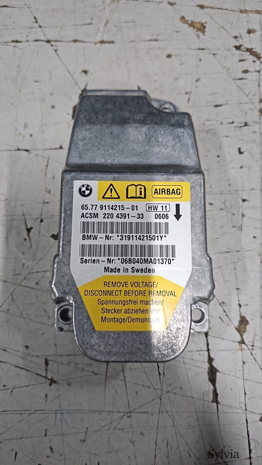 Airbag module BMW 5 serie E60 65779114215 9114215, -, Utilisé, -, Enlèvement ou Envoi