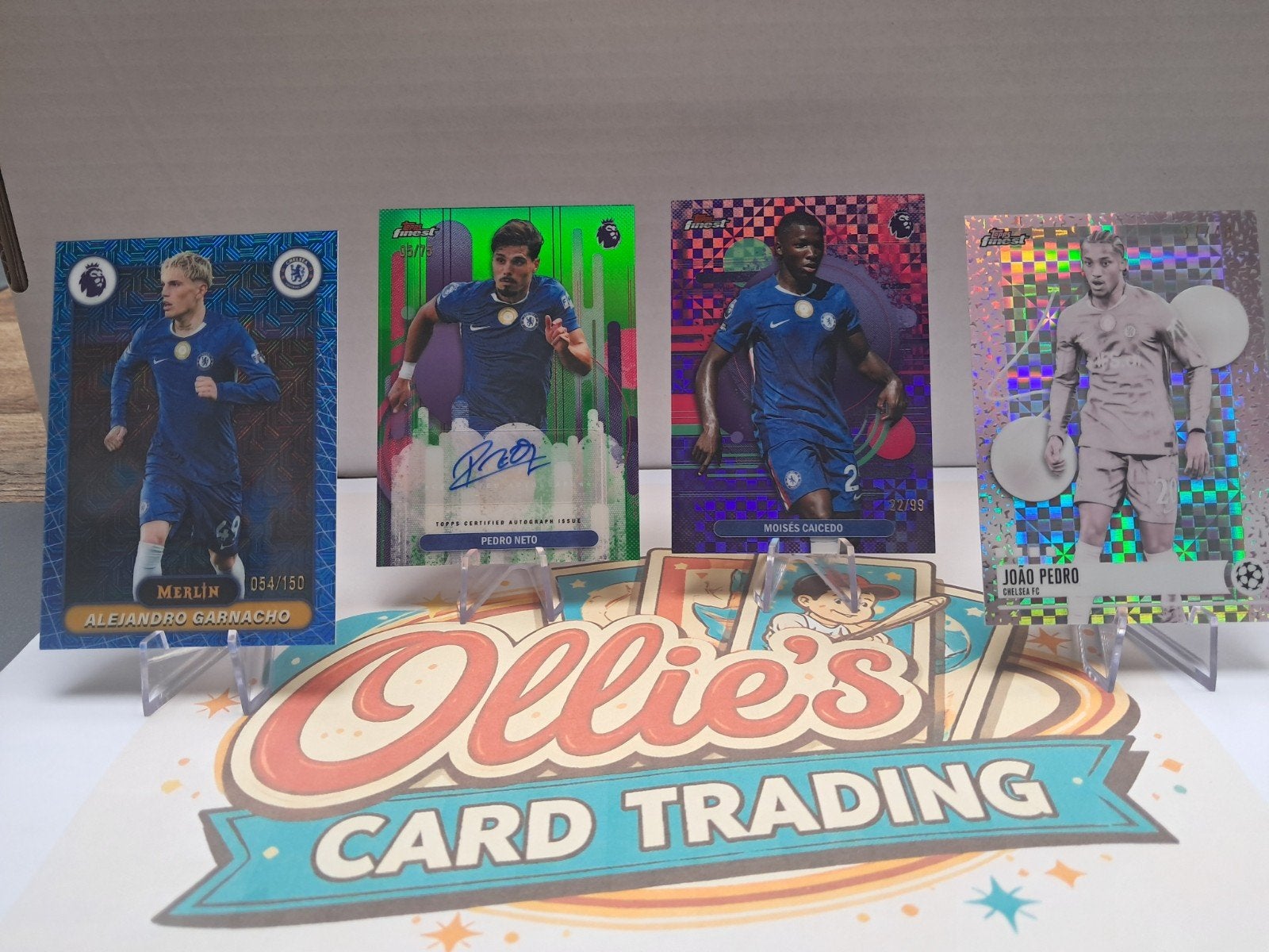 Prachtig setje kaarten van 4 Chelsea FC-spelers, Hobby & Loisirs créatifs, Jeux de cartes à collectionner | Autre, Enlèvement ou Envoi