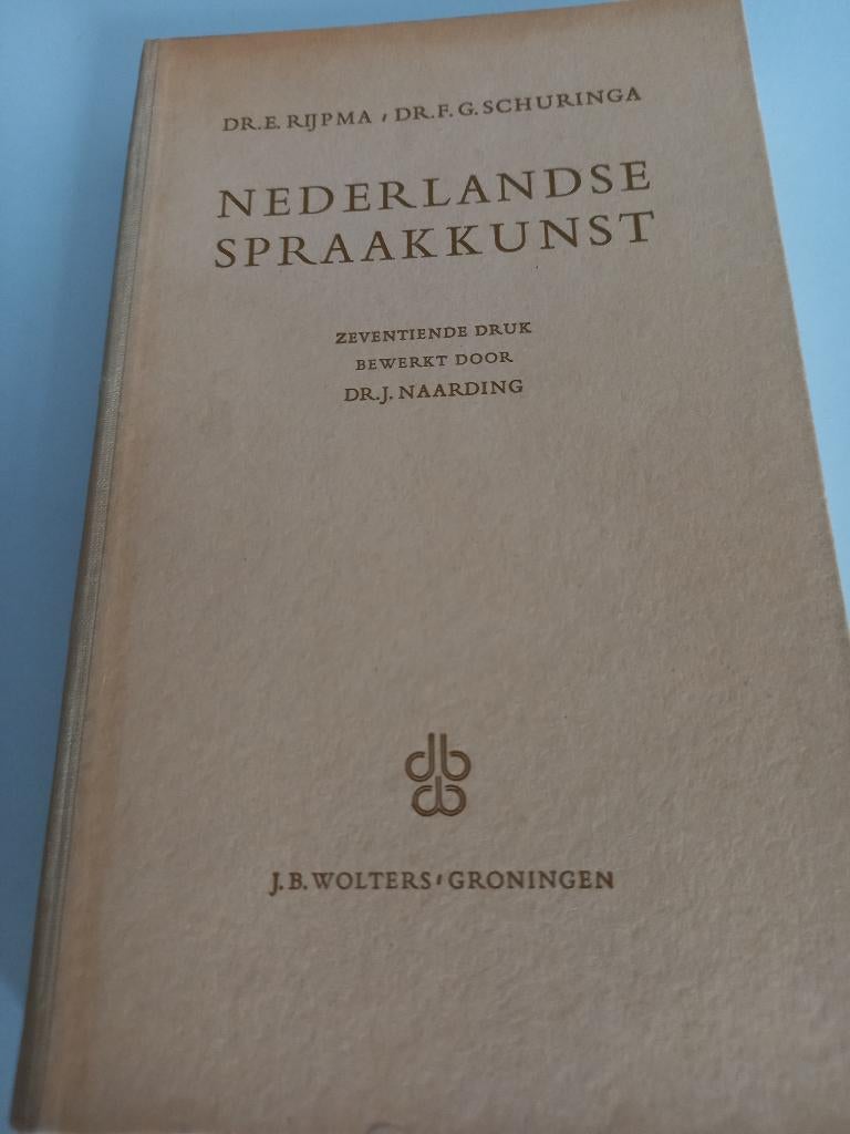 Nederlandse spraakkunst, Ophalen of Verzenden, Gelezen, BSO