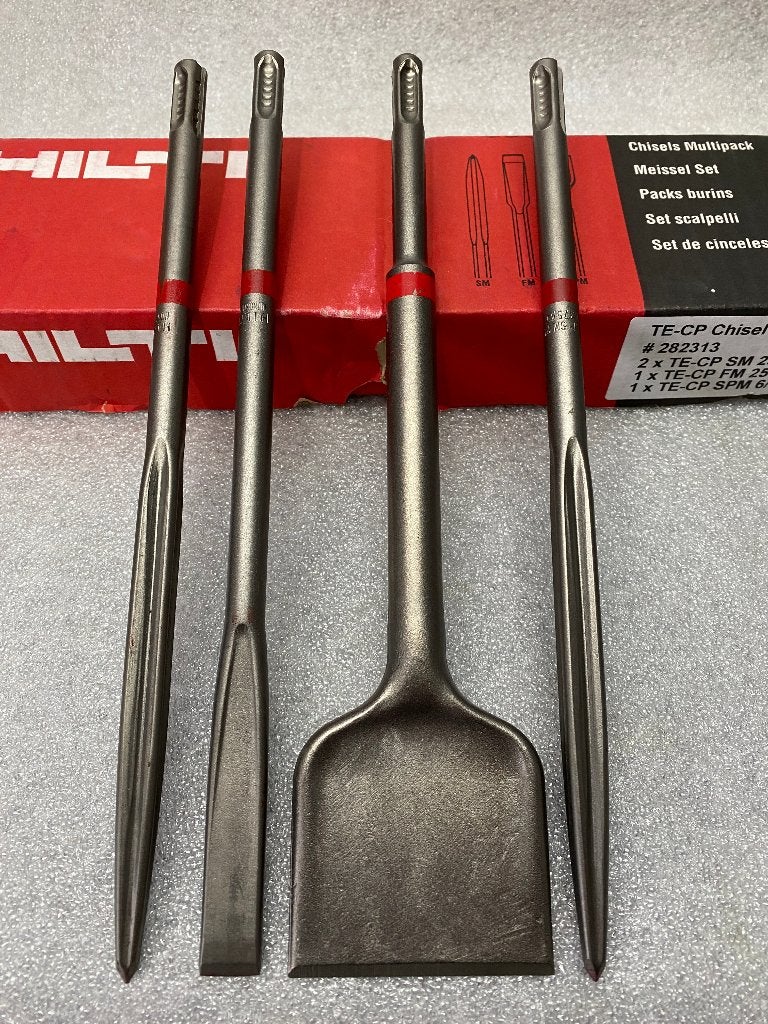 Complete set SDS-Plus beitels van hilti, Doe-het-zelf en Bouw, Ophalen, Nieuw