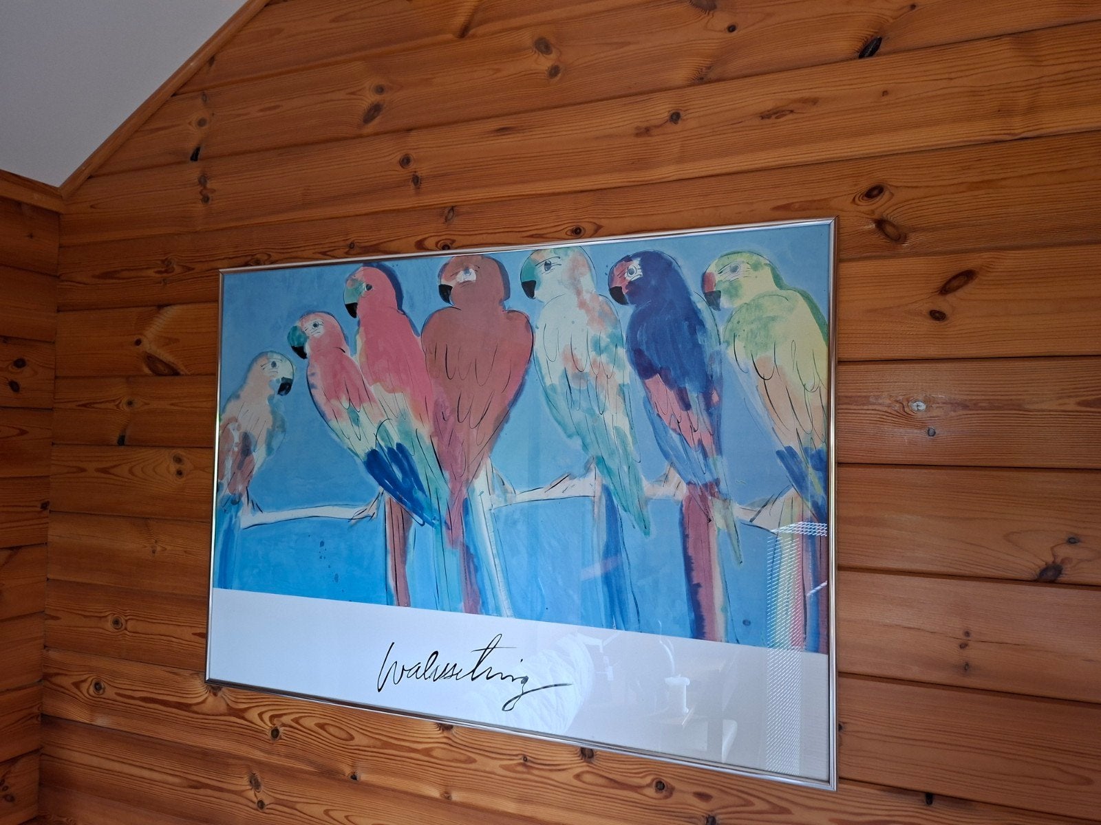 Kader met glas, Ophalen