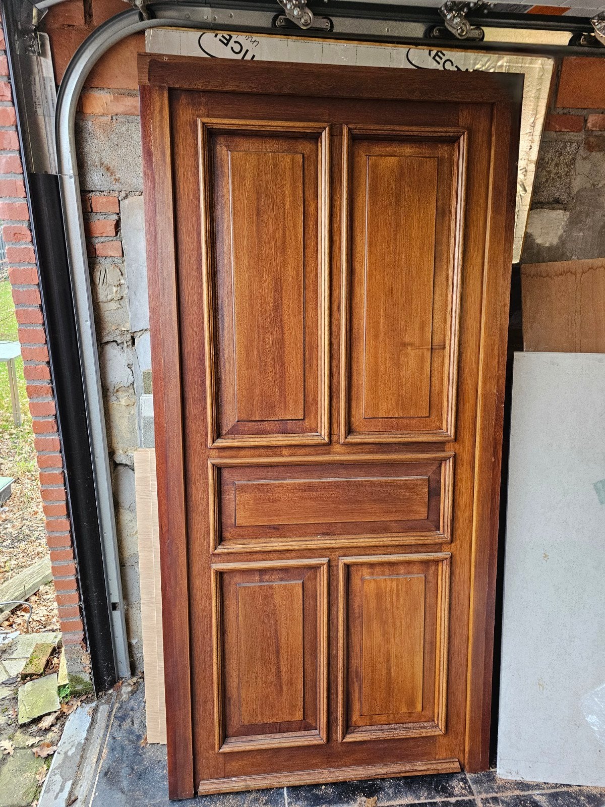 Eiken houten voordeur te koop, Ophalen of Verzenden