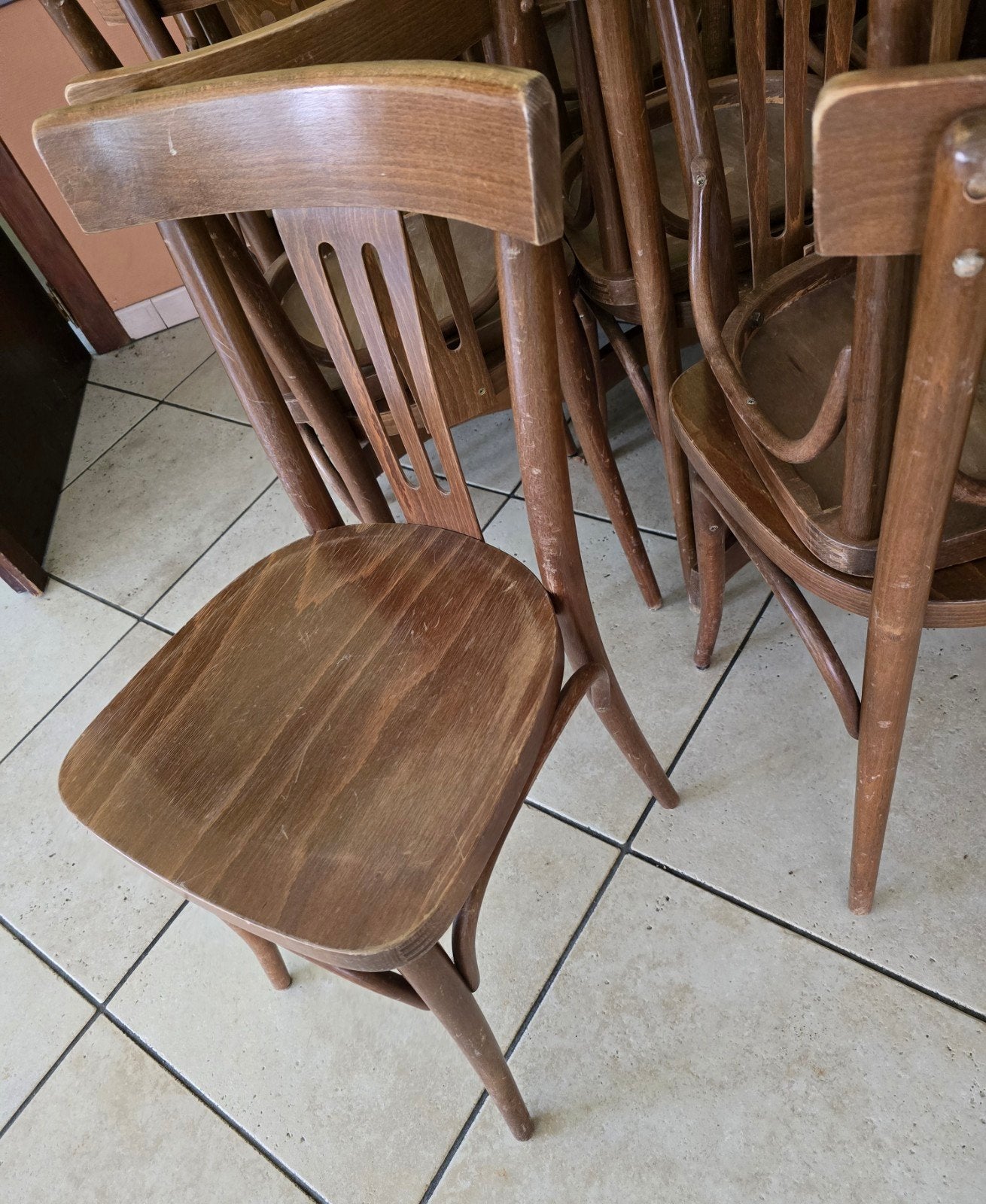 Gros lot de 77 chaises bistrot, Maison & Meubles, Enlèvement