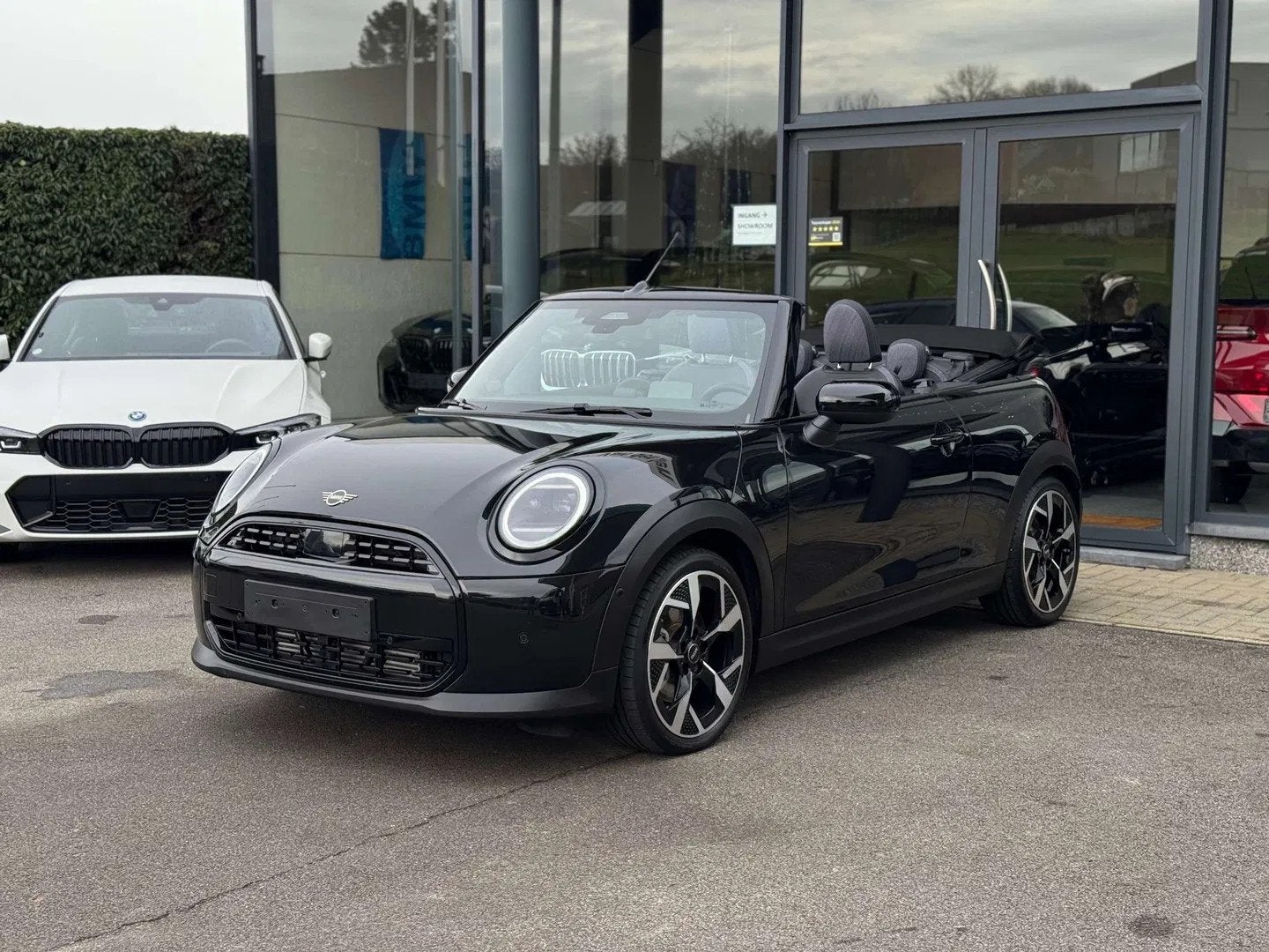 MINI Cabrio Cooper C Cabrio / HUD / H-K / KEYL / CAM / VERW, Auto's, Mini, Automaat, Gebruikt, Zwart, 4 cilinders