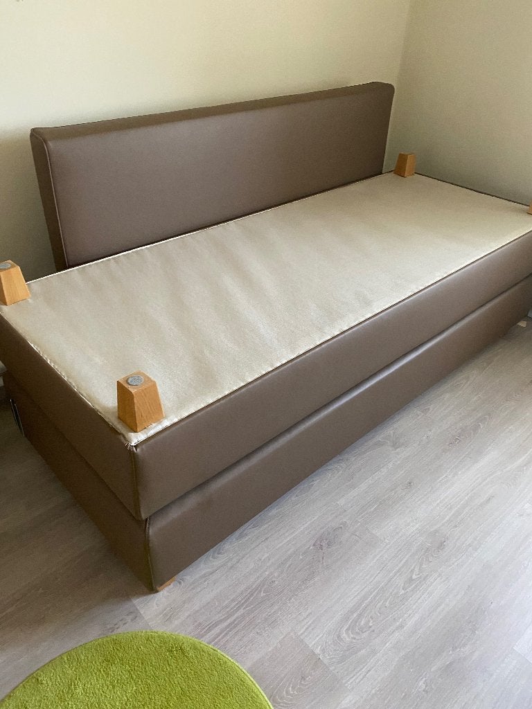 Boxspring 2 personen, Ophalen, Gebruikt, Tweepersoons, 200 cm
