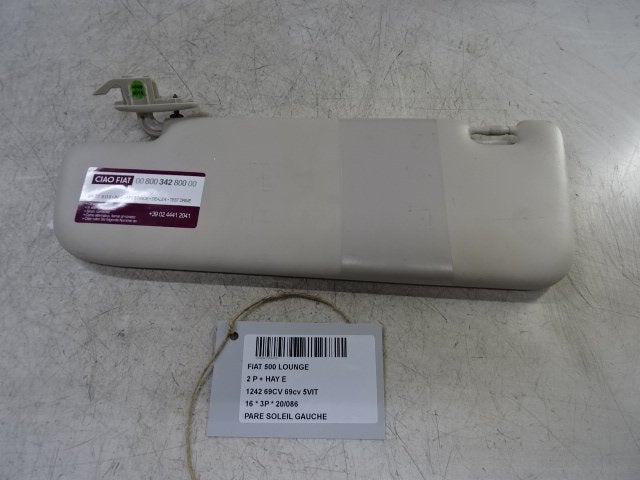 ZONNEKLEP LINKS Fiat 500 (312) (01-2007/12-2012), Gebruikt, Fiat