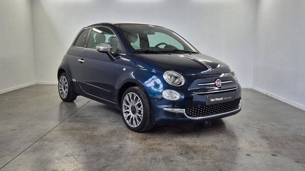 Fiat 500c Dolcevita, Auto's, Fiat, 4 zetels, Gebruikt, Beige, Blauw