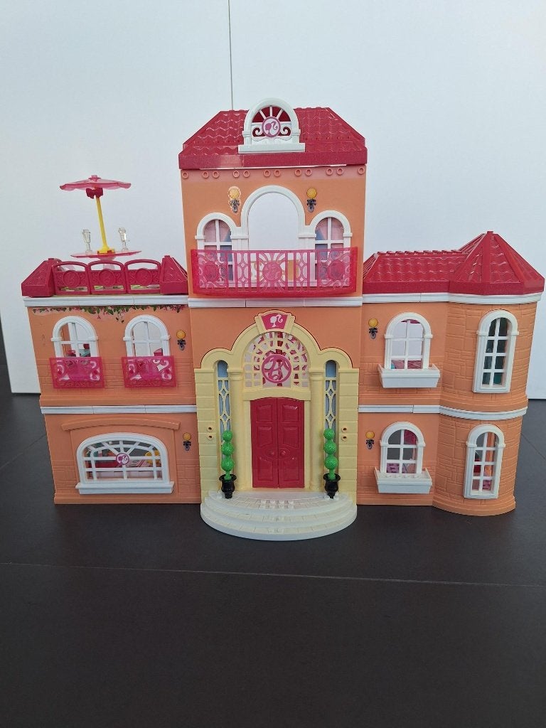 Mega Bloks Barbie Droom Villa Speelset, Ophalen, Zo goed als nieuw, Compleet