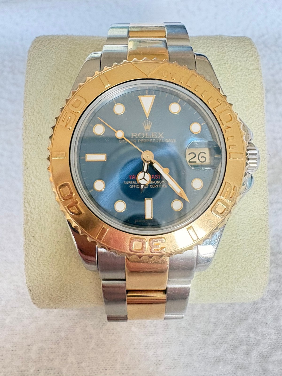 Rolex Yacht-Master 35mm 2005, Handtassen en Accessoires, Horloges | Dames, Rolex, Ophalen