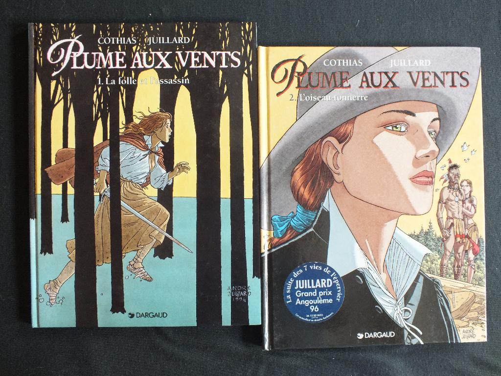 PLUME AUX VENTS (2 ALBUMS).      EDITIONS DARGAUD, Neuf, Enlèvement ou Envoi, Série complète ou Série, GOTHIAS-JULLIARD