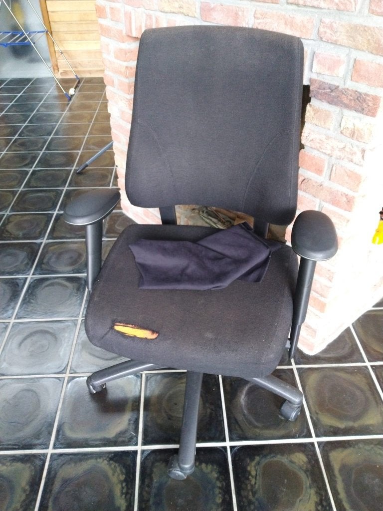 Bureaustoel - te herstellen, Ophalen, Gebruikt, Zwart, Bureaustoel