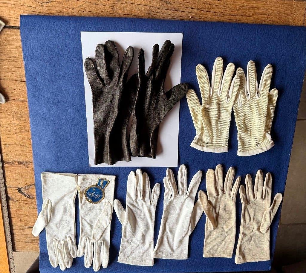 ceremonie handschoenen voor volwassenen, samen 15 €, Ophalen, Gedragen, Wit