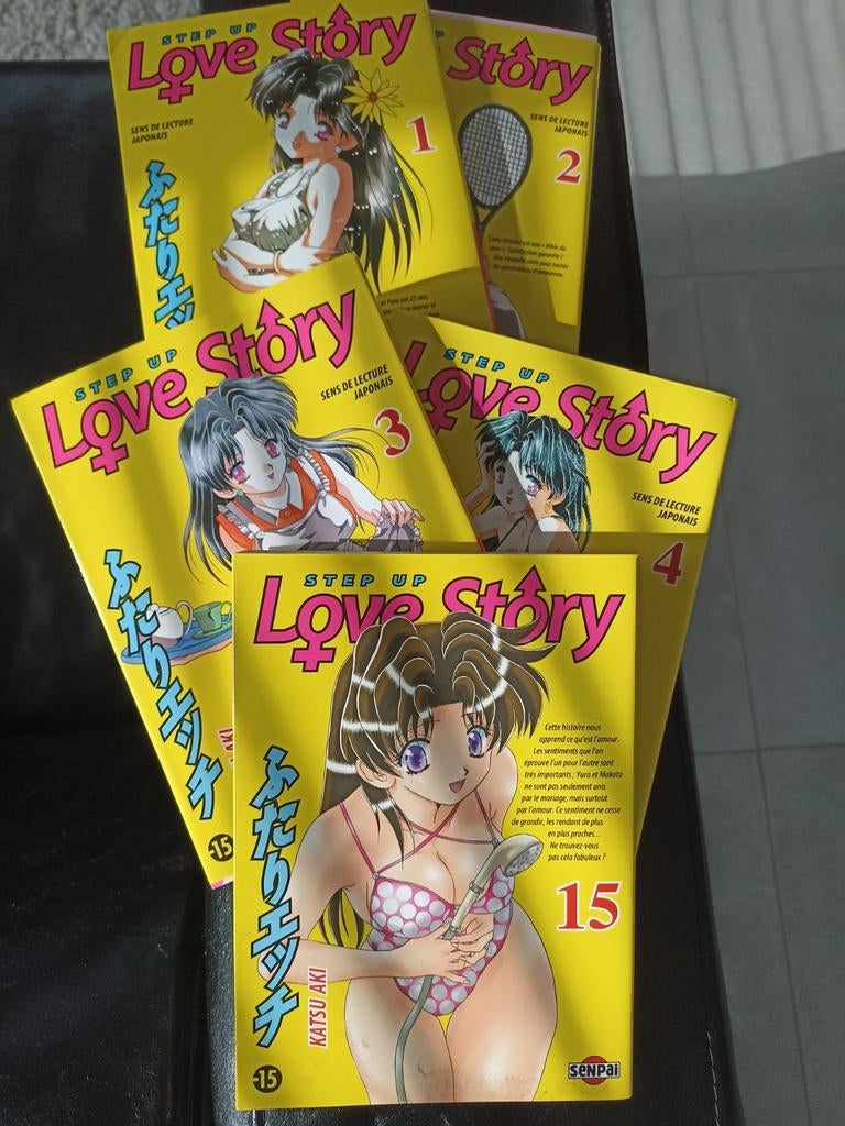 Manga :  Step up love story volumes 1 à 4 + 15 (français), Livres, Enlèvement ou Envoi